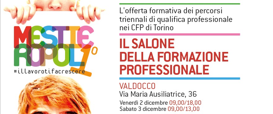 IL SALONE DELLA FORMAZIONE PROFESSIONALE  A VALDOCCO