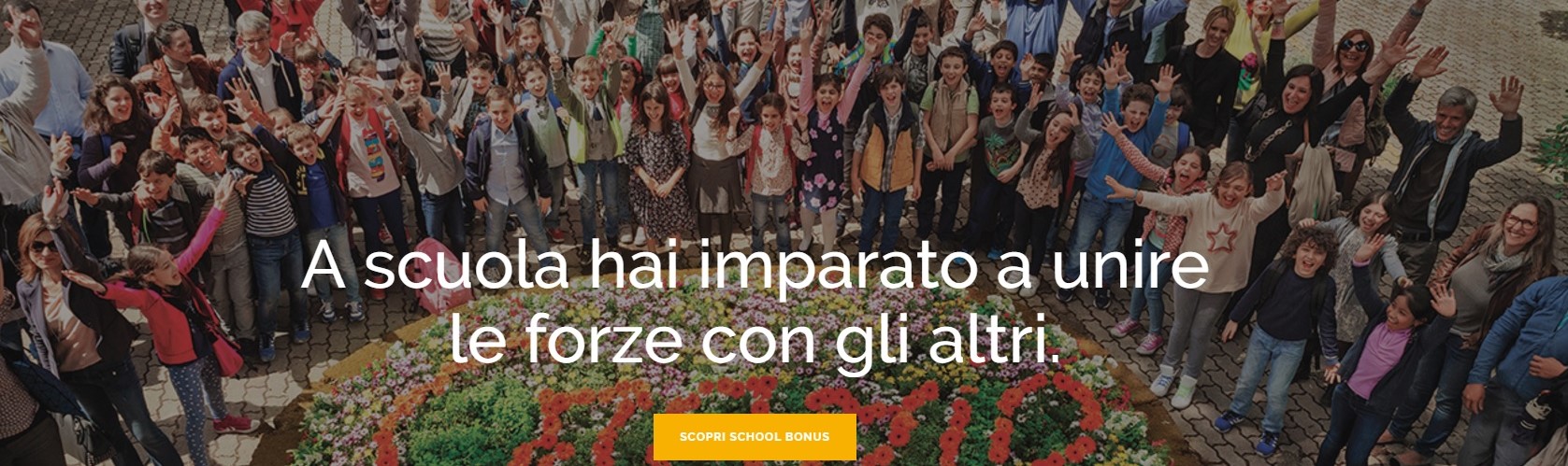 SCHOOL BONUS, UN AIUTO ALLA TUA SCUOLA