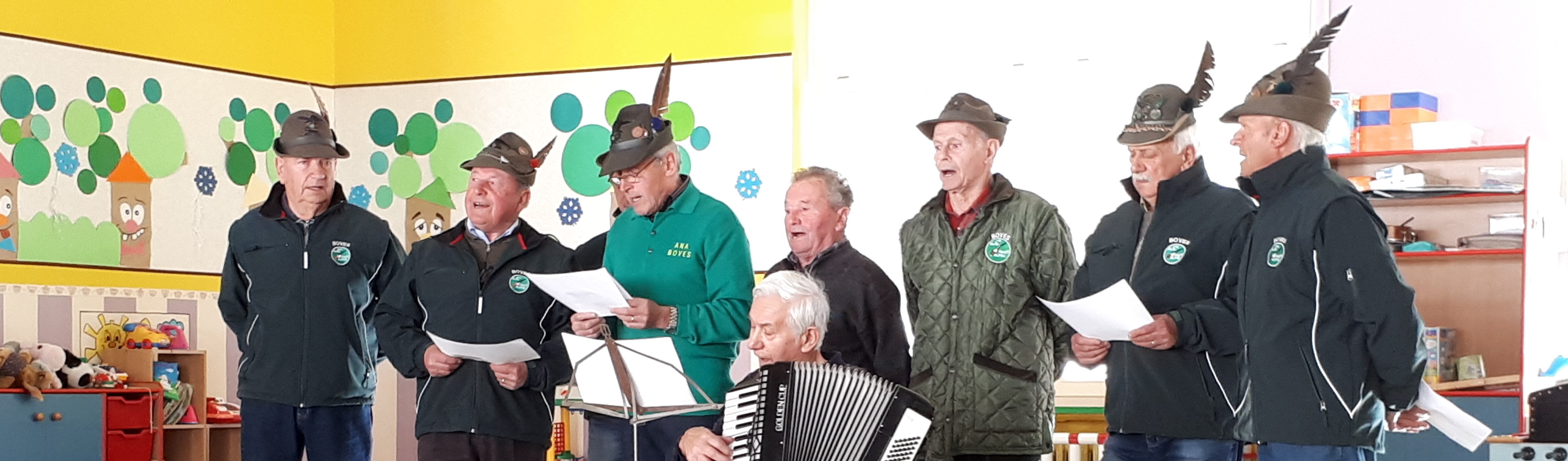 Gli alpini alla scuola dell’Infanzia di Cuneo