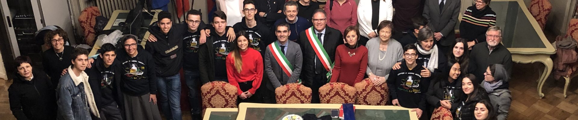 LA DELEGAZIONE DI ALI’ TERME A CHIERI