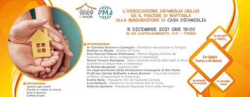 INAUGURAZIONE CASA “DI FAMIGLIA”